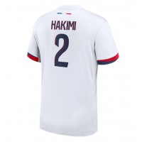 Stroje piłkarskie Paris Saint-Germain Achraf Hakimi #2 Koszulka Wyjazdowej 2024-25 Krótki Rękaw